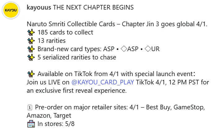 Kayou Naruto Series 3 Collector Guide: Part 1