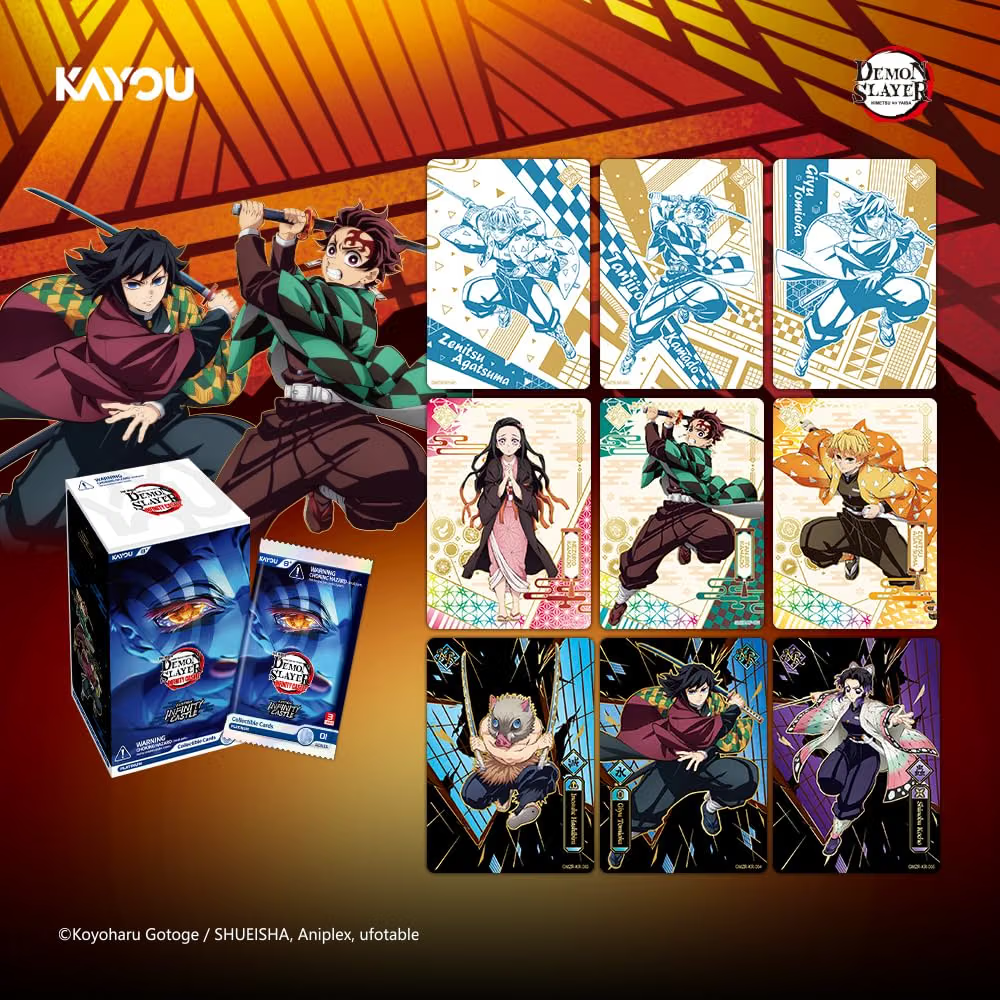 KAYOU Demon Slayer: Kimetsu no Yaiba Infinity Castle Movie-Collectible Cards-Infinity Castle Edition-001-NA