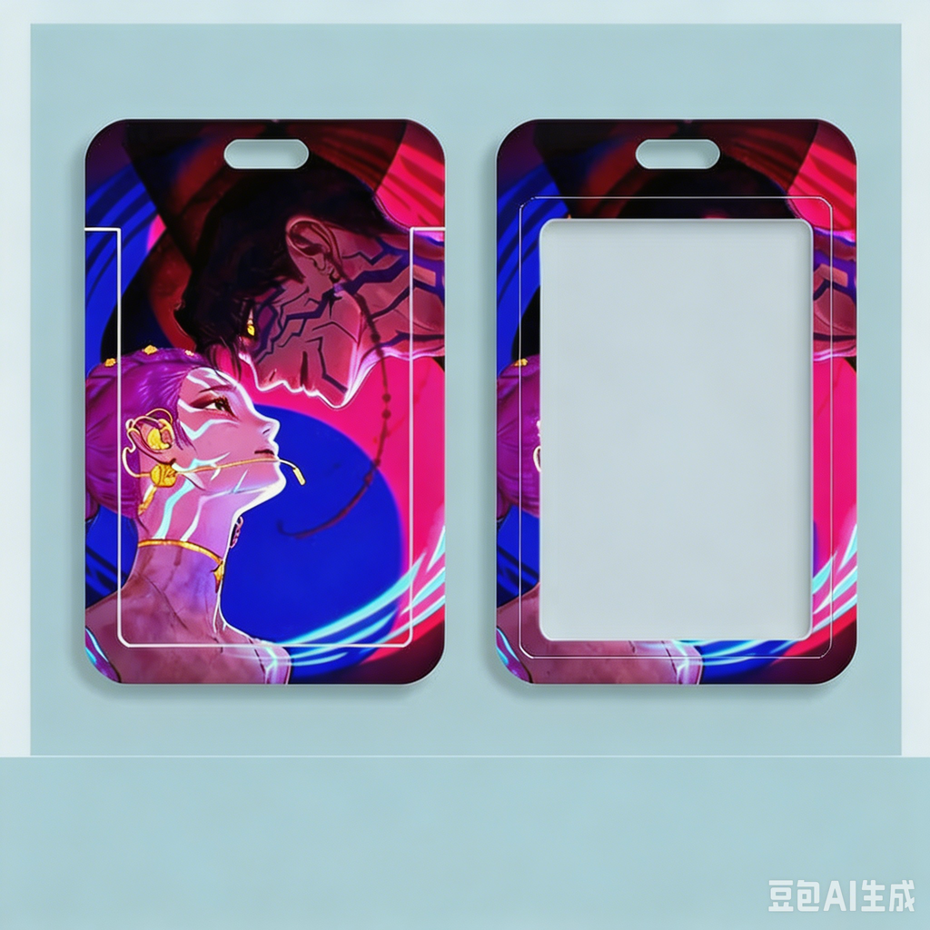 K-Pop Slayers Slide PVC Card Holder | Anime Student ID Bus Pass Access Badge Protective Cover Fan Collection Gift