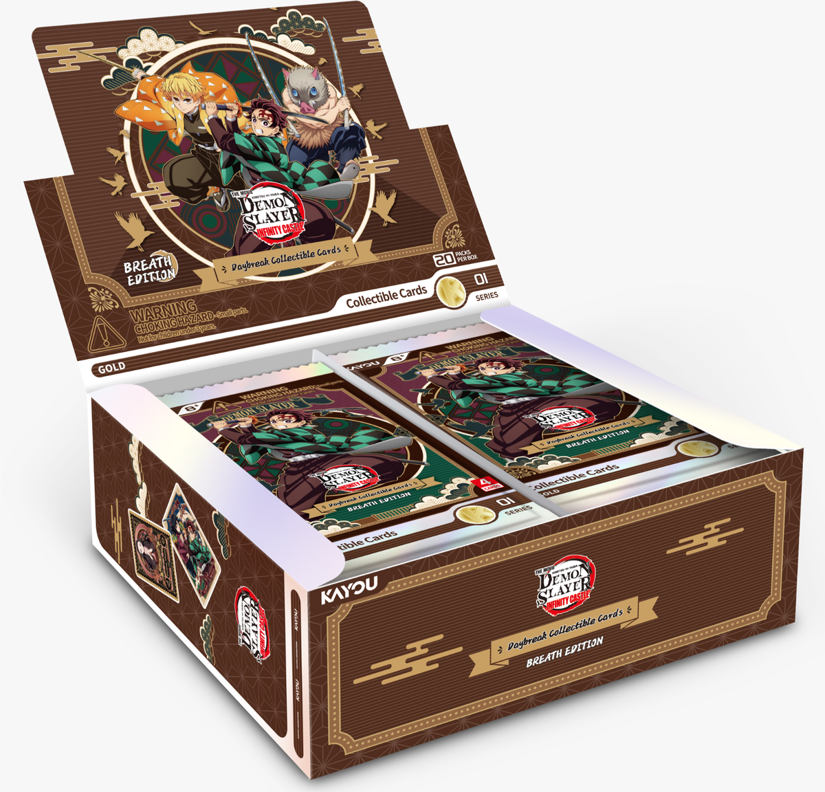 [Pre-order]Demon Slayer: Kimetsu no Yaiba Infinity Castle Movie-Daybreak Collectible Cards-Breath Edition-001-NA