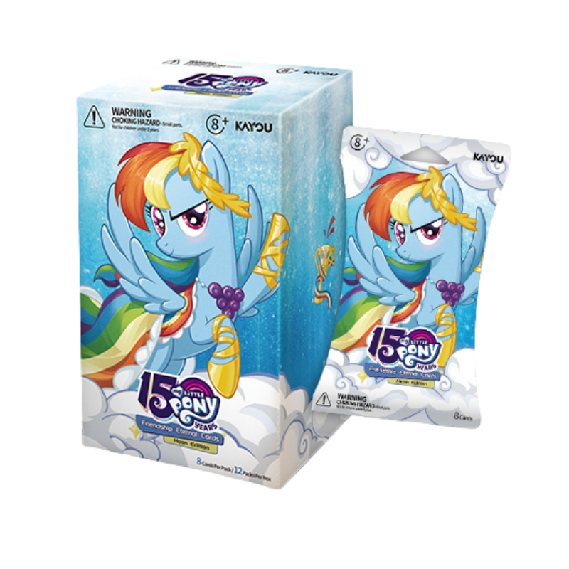 KAYOU My Little Pony Friendship Eternal Cards, Moon Edition Series 2, English, 12 Blister Packs Display with Promo Card