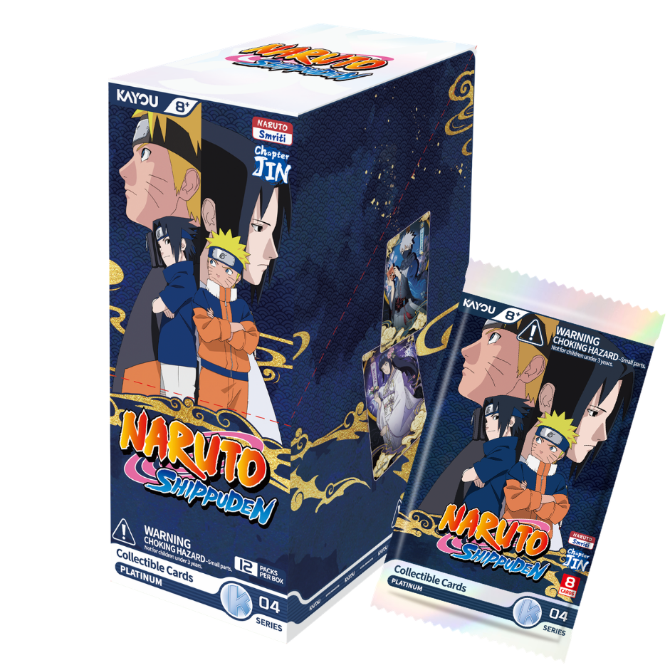 [Pre-Order] KAYOU Naruto Smriti Chapter JIN Series 4 Platinum Booster Box 12 Packs