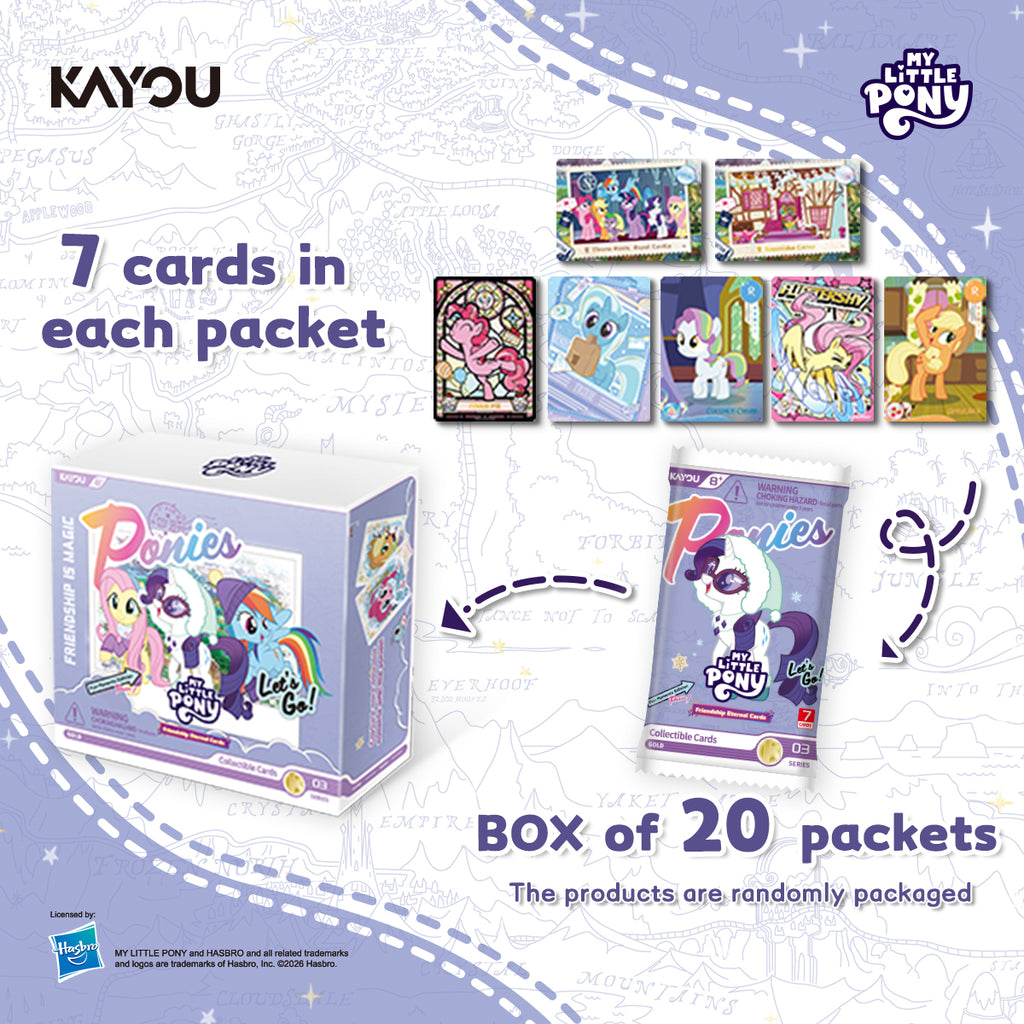 KAYOU My Little Pony Friendship Eternal Cards - Fun Moment Edition Series 3 - Display Box
