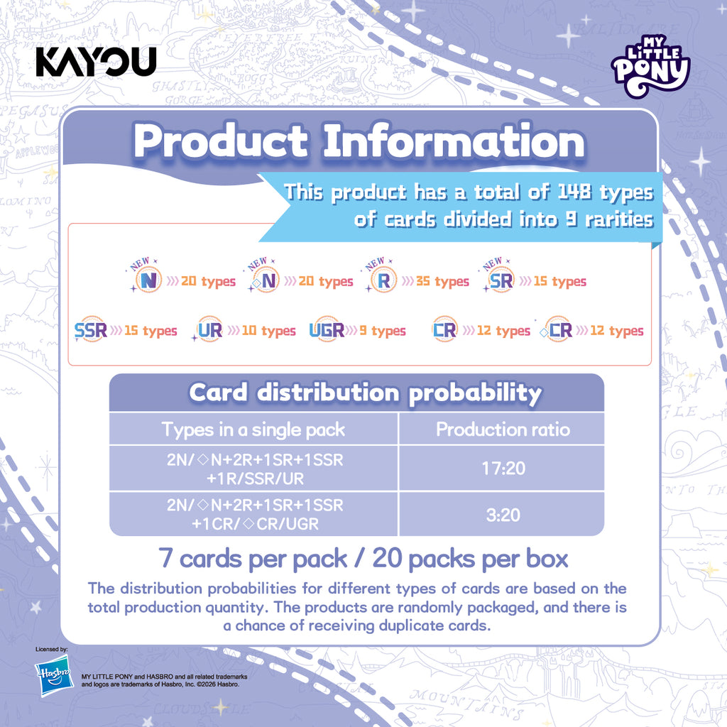 KAYOU My Little Pony Friendship Eternal Cards - Fun Moment Edition Series 3 - Display Box