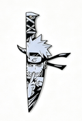 3D-Print-Naruto Sword-Shaped Pendant