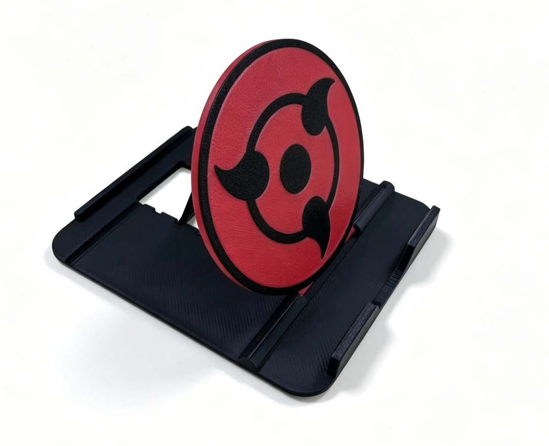 Sharingan Phone Stand - Three‑Tomoe | 6,000 Points