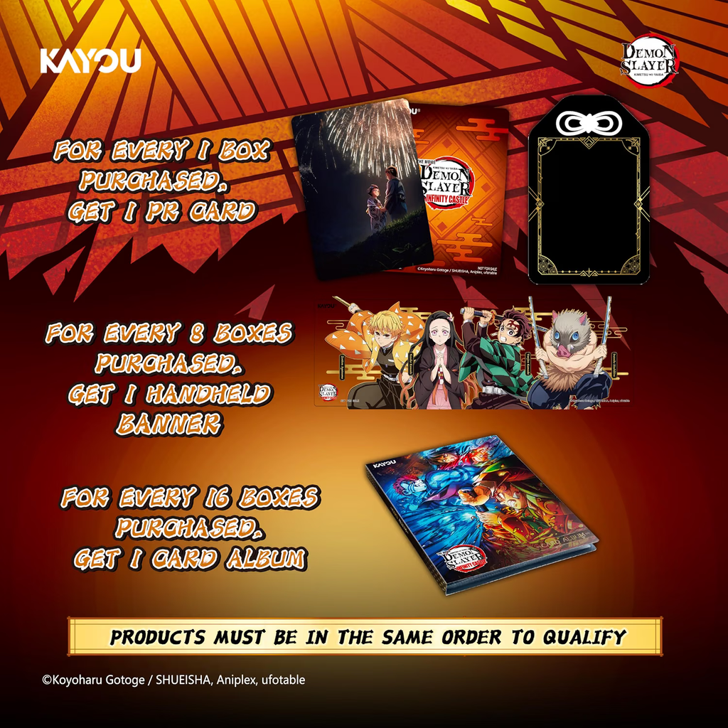 KAYOU Demon Slayer: Kimetsu no Yaiba Infinity Castle Movie-Collectible Cards-Infinity Castle Edition-001-NA