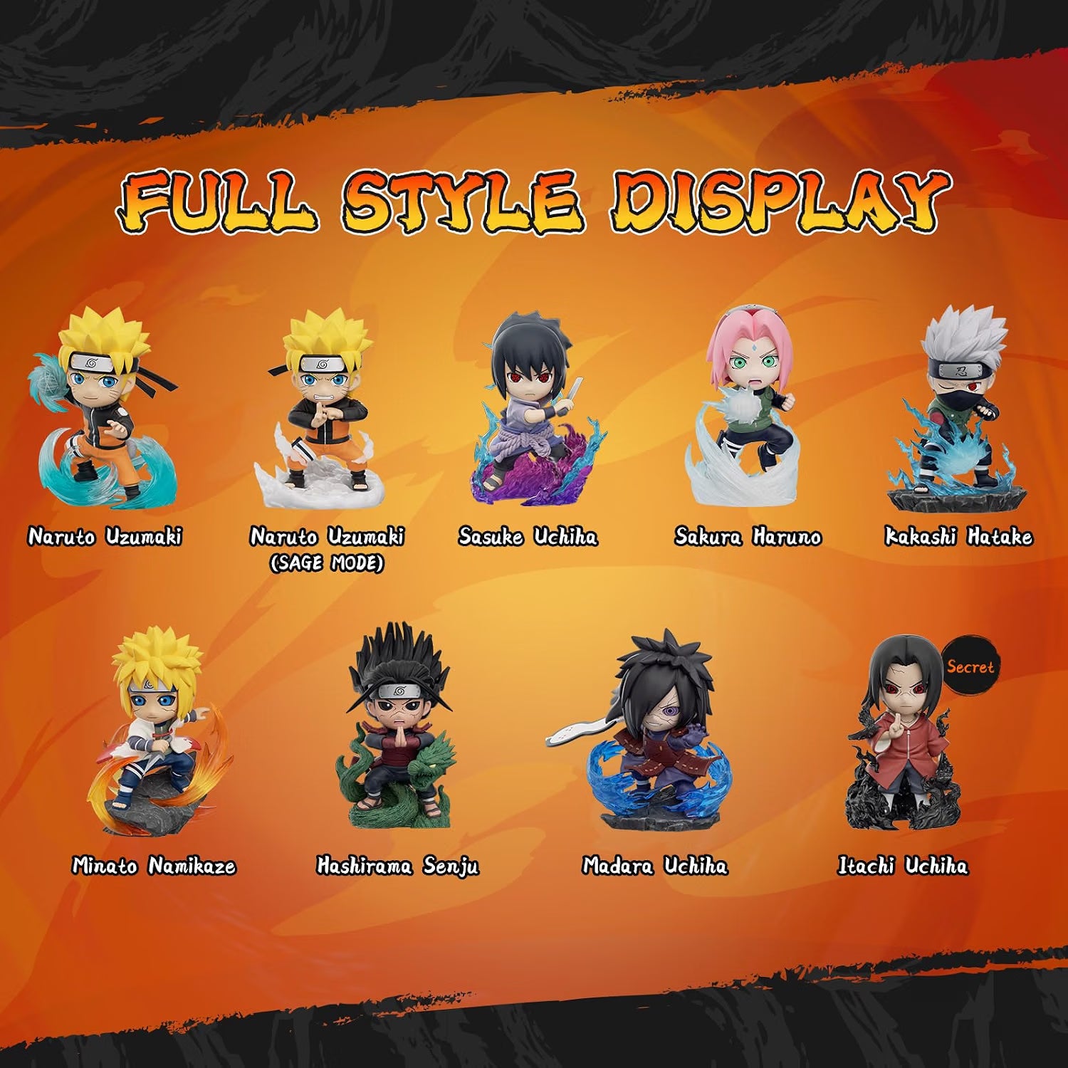 Funism Naruto Shippuden Great Ninja War Vol.1 Blind Box Figure Official Licensed PVC Collectible Toy