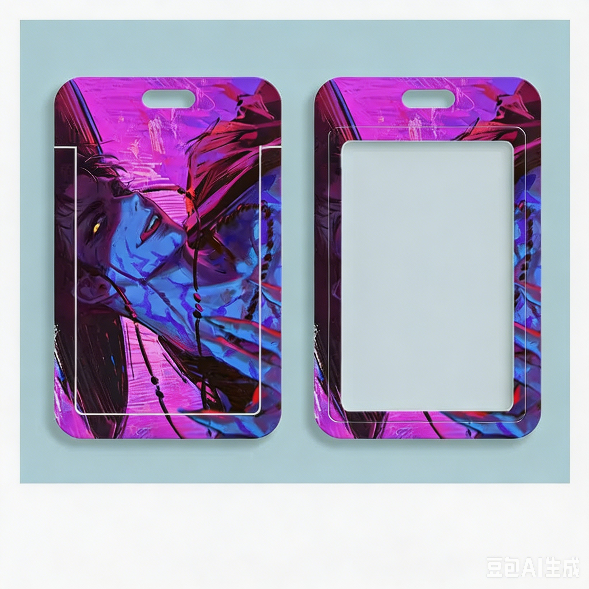 K-Pop Slayers Slide PVC Card Holder | Anime Student ID Bus Pass Access Badge Protective Cover Fan Collection Gift