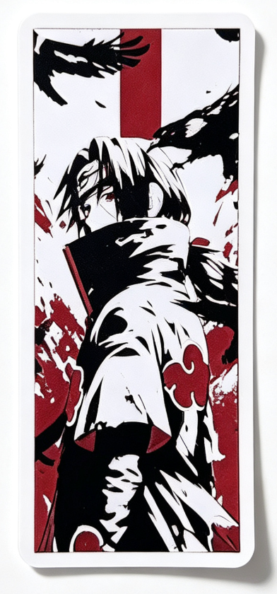 3D-Print-Sasuke Long Bookmark