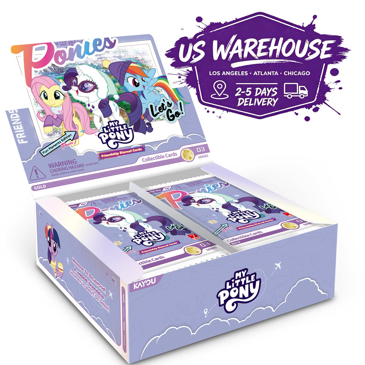 KAYOU My Little Pony Friendship Eternal Cards - Fun Moment Edition Series 3 - Display Box