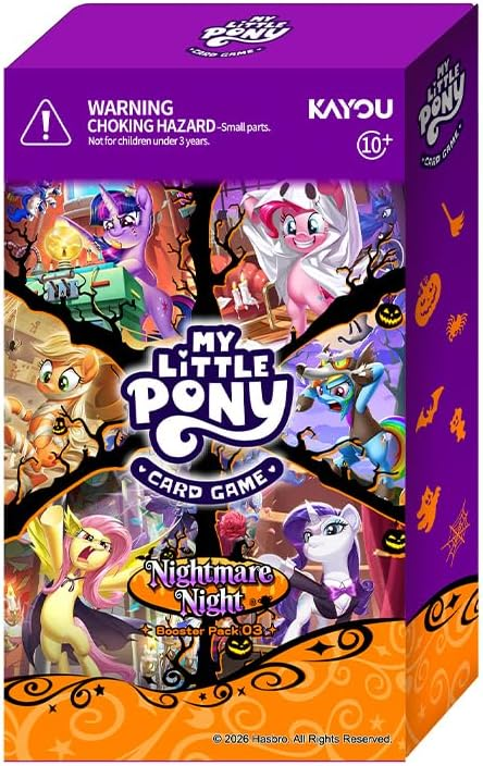My Little Pony-Trading Card Game-Nightmare Night-Collector Box(5 Packs)-NA