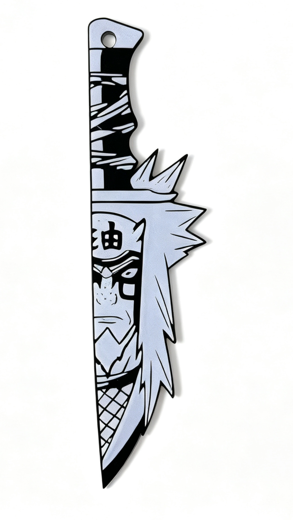 3D-Print-Jiraiya Sword-Shaped Pendant