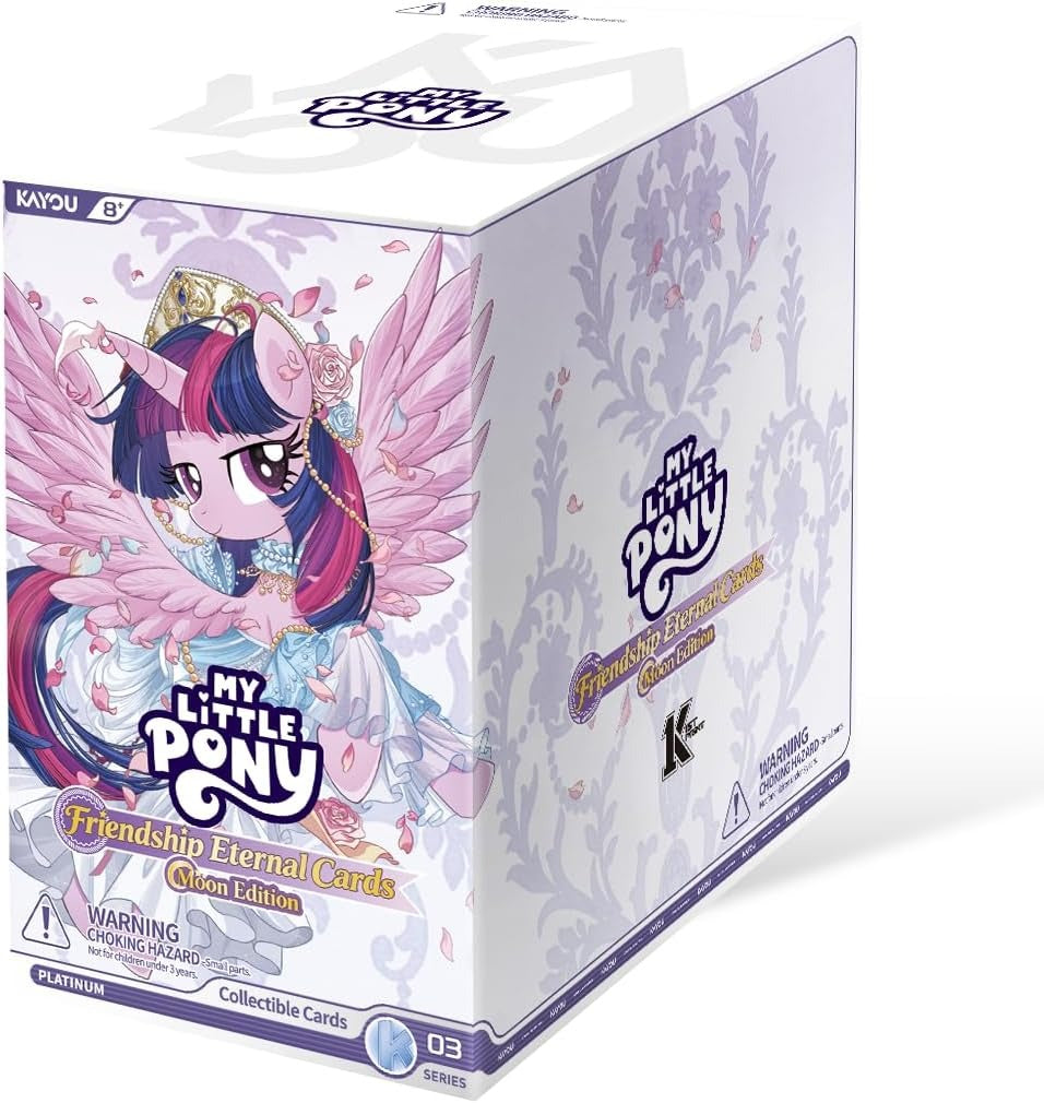 Kayou My Little Pony Friendship Eternal Cards, Moon Edition, Series 3, Collectible Trading Card, Paper, 24 Packs, 8 Cards/Pack