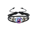 K-Pop Slayers Pink Beaded Stretch Bracelet | Anime Character Charm Wrist Jewelry Cute Girls Fan Collection Gift