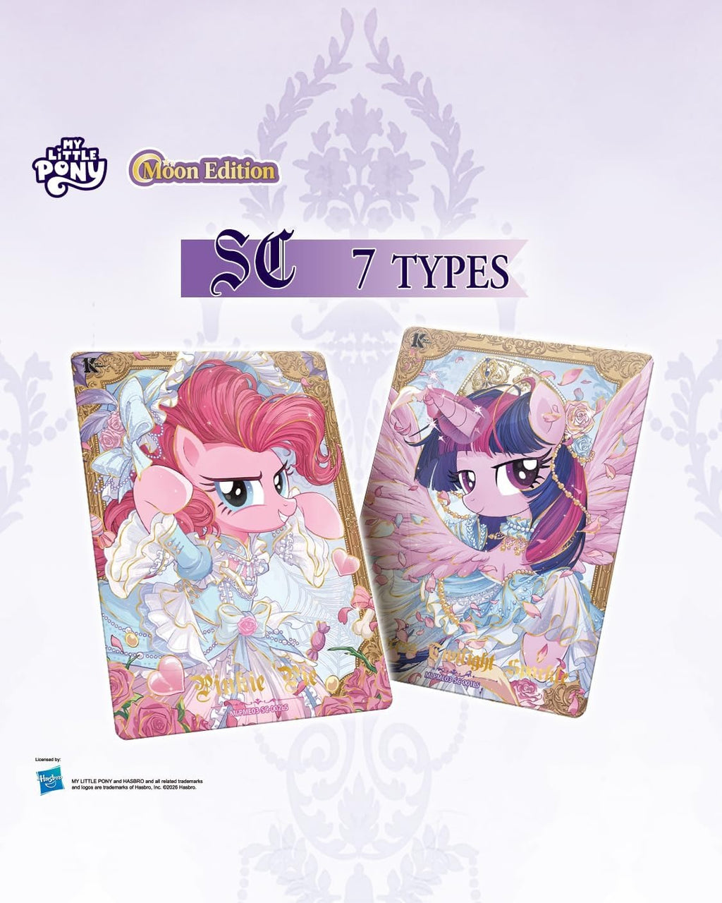 Kayou My Little Pony Friendship Eternal Cards, Moon Edition, Series 3, Collectible Trading Card, Paper, 24 Packs, 8 Cards/Pack