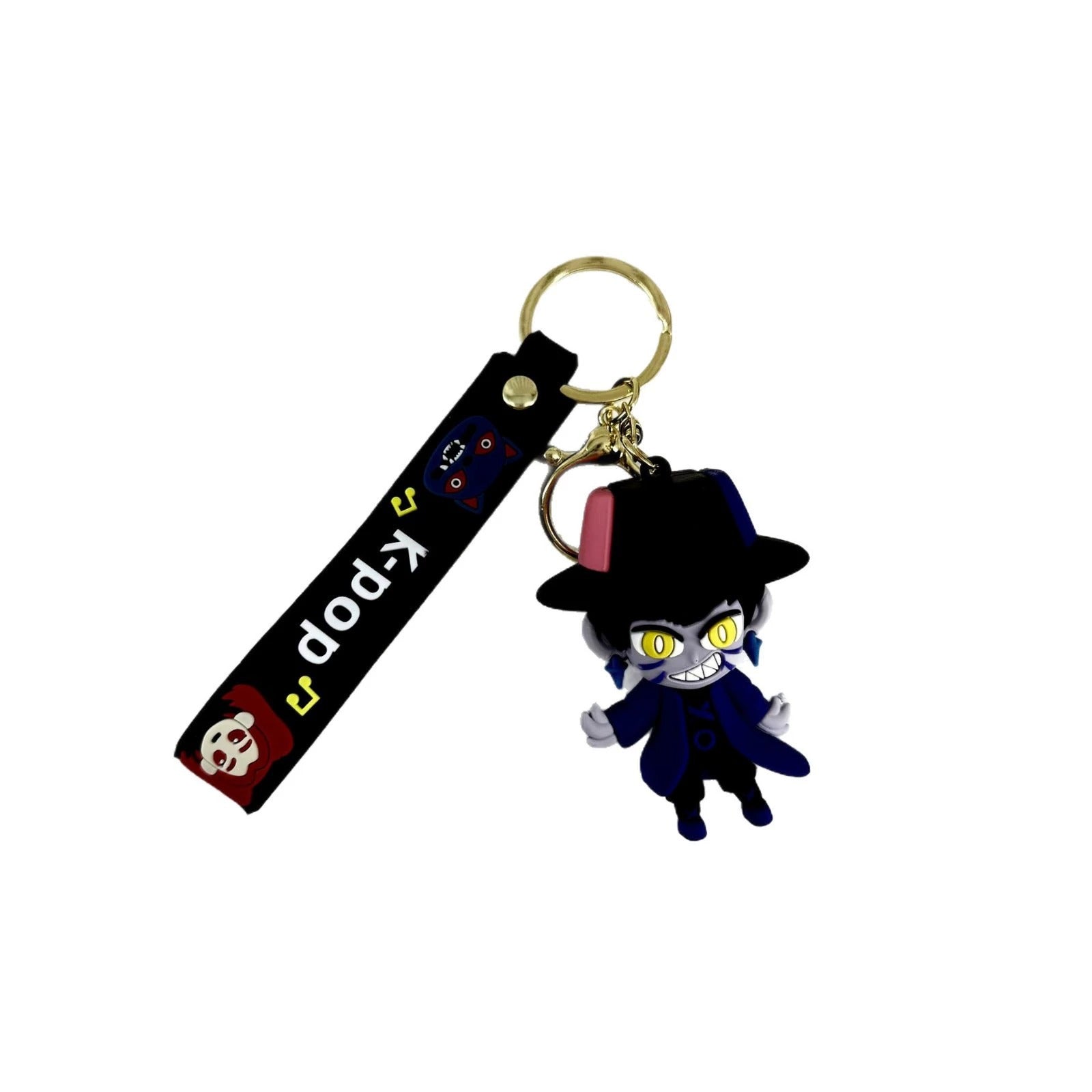 K-Pop Slayers  Girl Group 3D PVC Keychain | Cute Cartoon Doll Bag Pendant with KPOP Strap, Fan Collection Gift Accessories