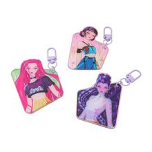 K-Pop Slayers Acrylic Keychain | Double-Sided Printed Cartoon Anime Bag Charm Cute Character Key Ring Fan Collection Pendant