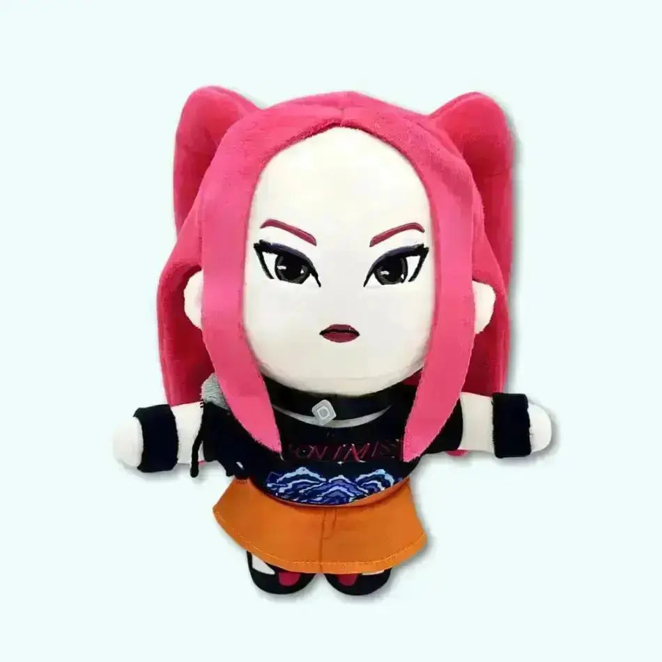 Kpop Slayer Demon Hunters KPOP Plush Doll | Soft Embroidered Anime Girl Group Stuffed Toy, Cute Backpack Pendant Fan Collection Gift For Teens