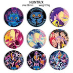 K-Pop Slayers 58mm Round Tin Button Badges | Waterproof Anime Character Metal Brooch Pins Backpack Decor Fan Collection Gift