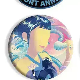 K-Pop Slayers 58mm Round Tin Button Badges | Waterproof Anime Character Metal Brooch Pins Backpack Decor Fan Collection Gift
