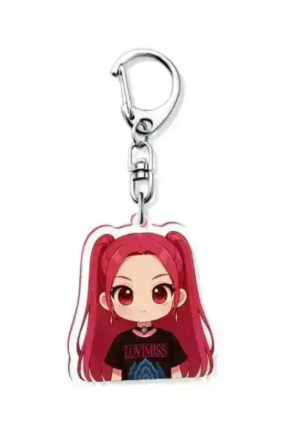 K-Pop Slayers Acrylic Keychain Rumi Mira Zoey | Double-Sided HD Printed Anime Bag Charm Cute Character Pendant Fan Collection Gift