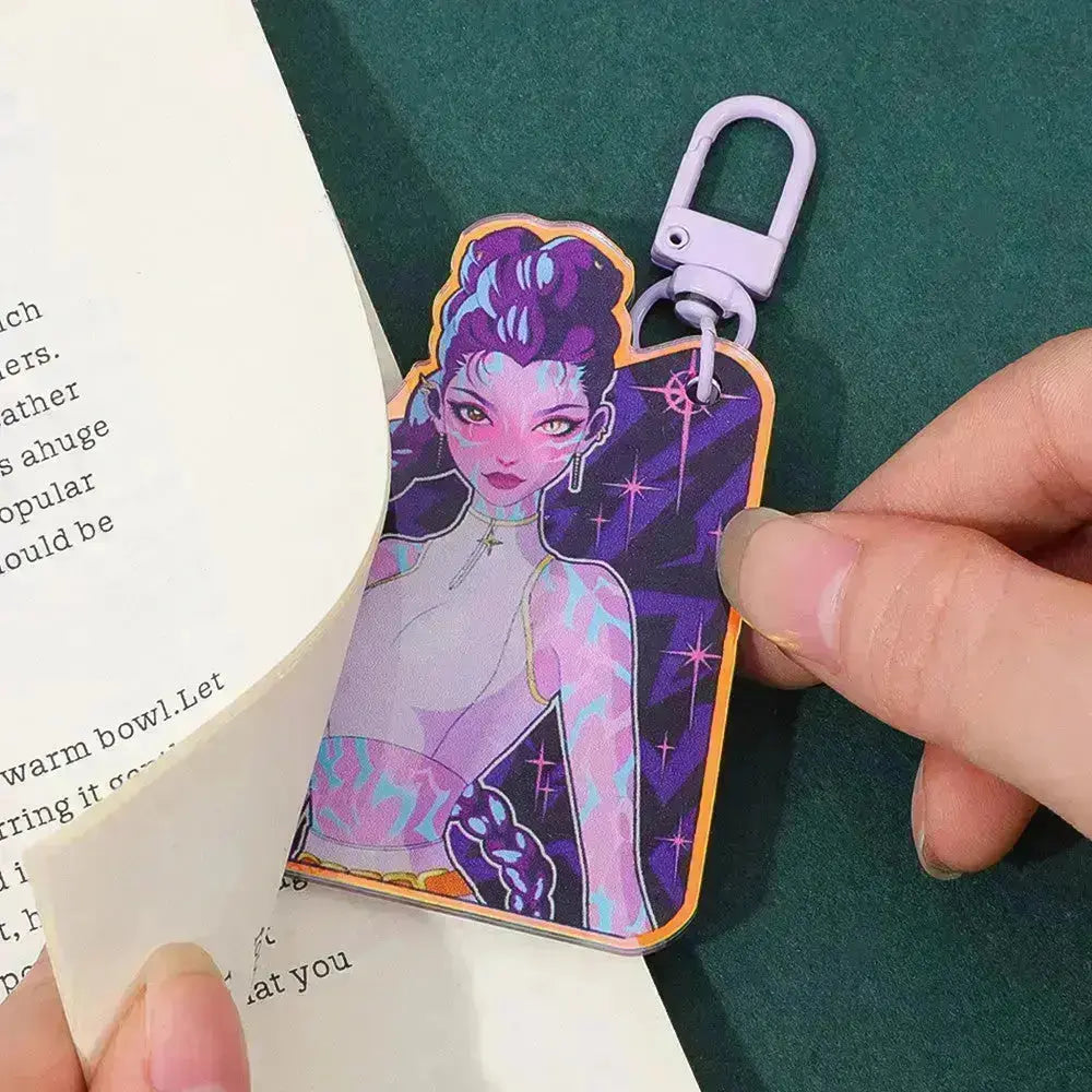 K-Pop Slayers Acrylic Keychain | Double-Sided Printed Cartoon Anime Bag Charm Cute Character Key Ring Fan Collection Pendant