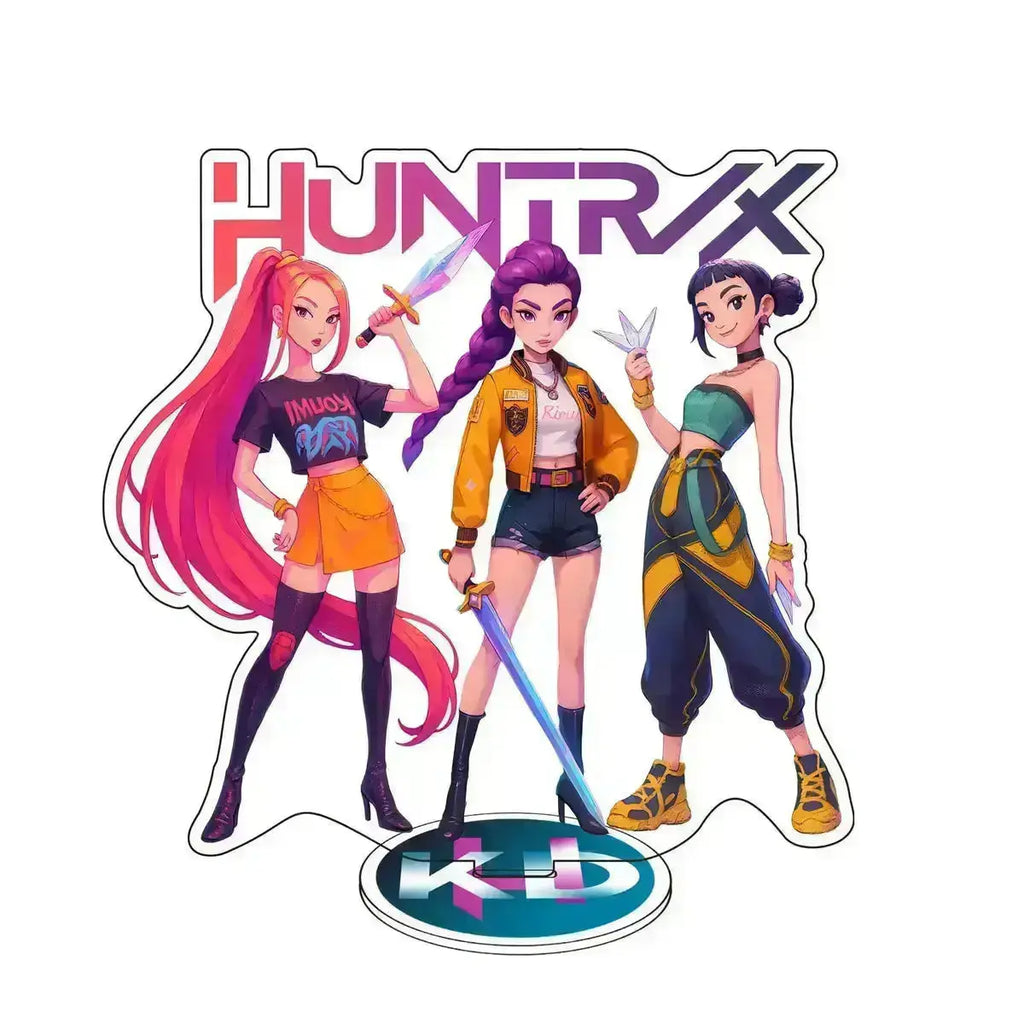 K-Pop Slayers Multi-Pose Acrylic Standee | Double-Side Printed Anime Character Desktop Display Decor Fan Collection Ornament