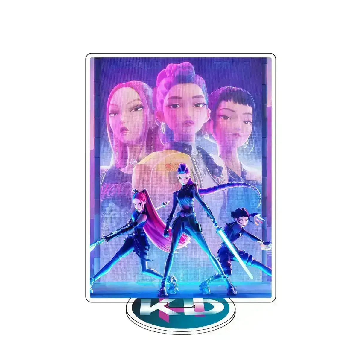 K-Pop Slayers Multi-Pose Acrylic Standee | Double-Side Printed Anime Character Desktop Display Decor Fan Collection Ornament