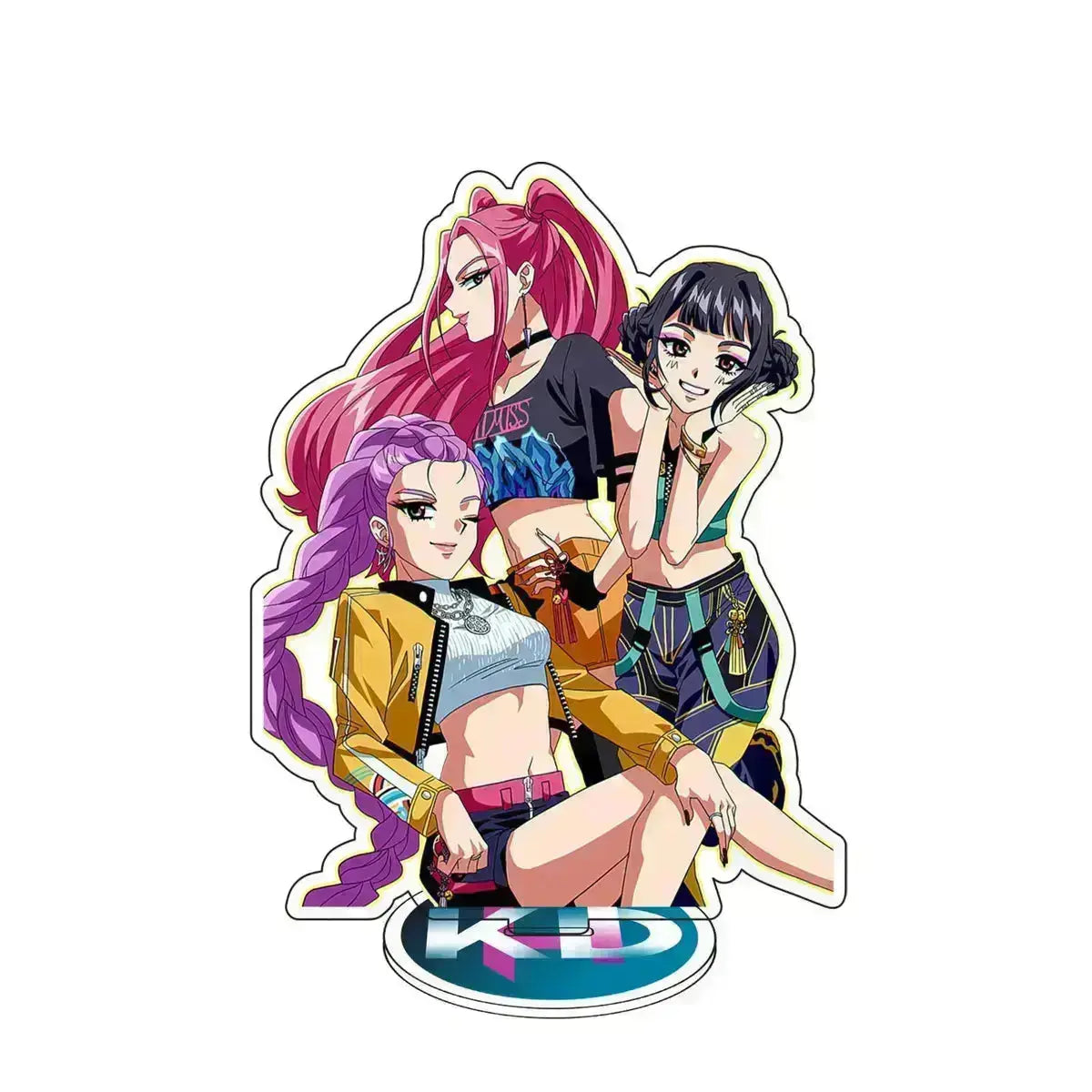 K-Pop Slayers Multi-Pose Acrylic Standee | Double-Side Printed Anime Character Desktop Display Decor Fan Collection Ornament