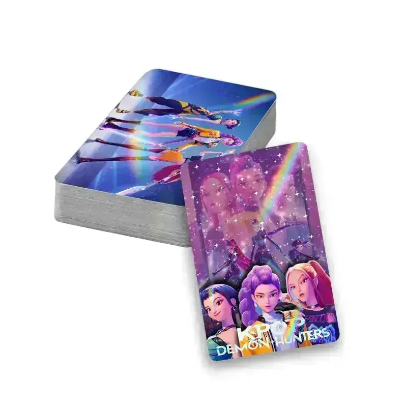 K-Pop Slayers Holographic Lomo Photocards 30Pcs Double Sided Anime Collectible Cards