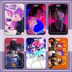 K-Pop Slayers Slide PVC Card Holder | Anime Student ID Bus Pass Access Badge Protective Cover Fan Collection Gift