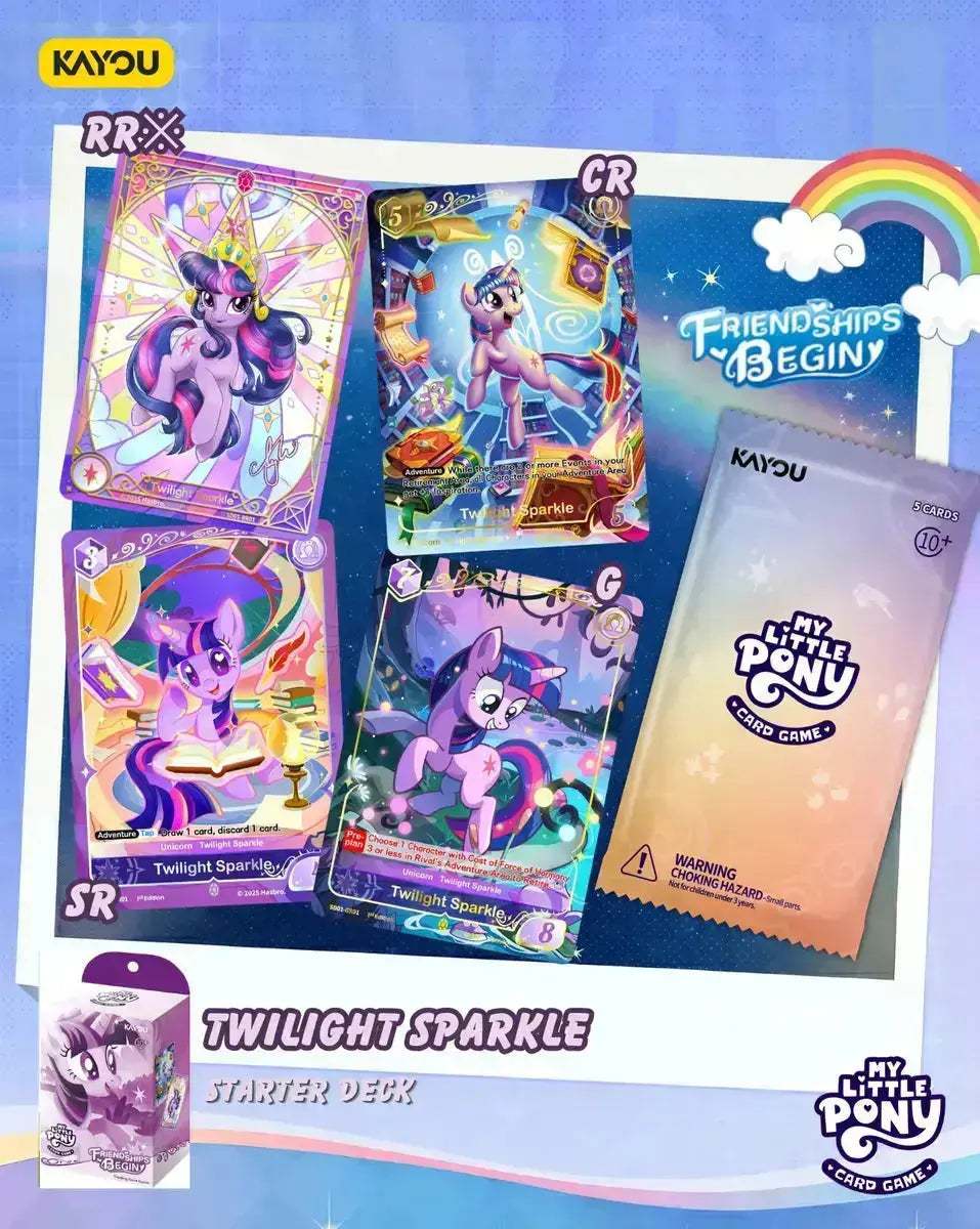 KAYOU My Little Pony Trading Card Game - Friendships Begin - Starter Set