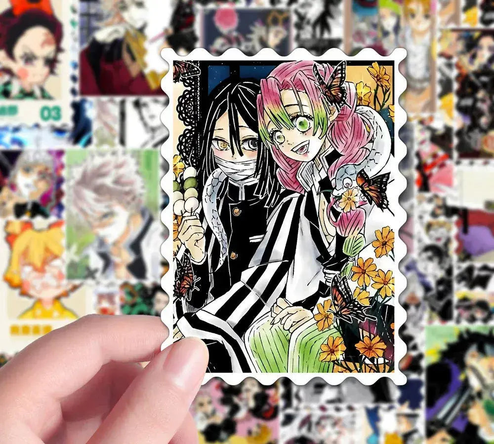 Nine Pillars Slayers - Stamp-Style Waterproof Vinyl Sticker Pack