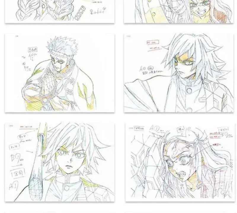 Nine Pillars Slayers - Traditional Line Art Ink Postcards (24-Pack)