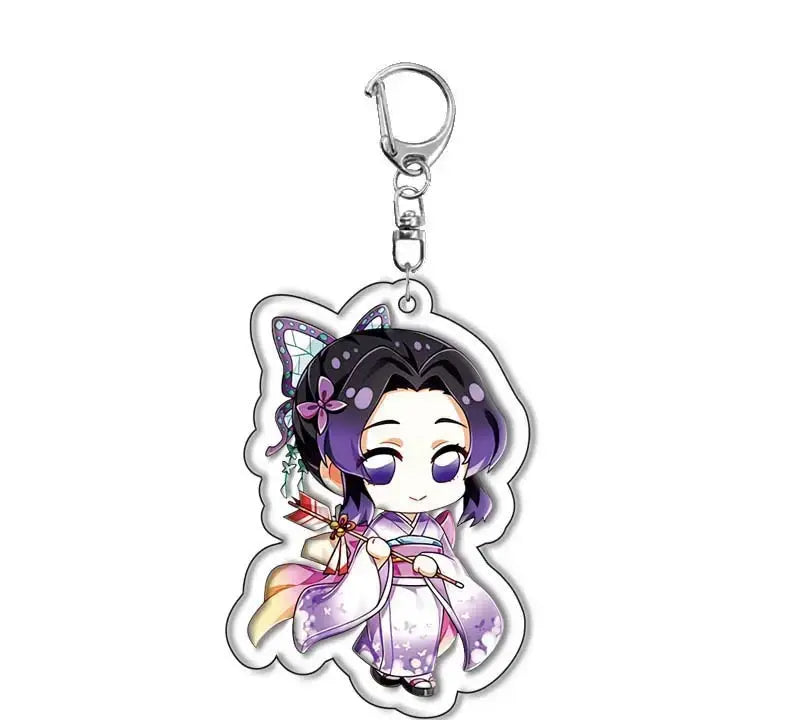 Nine Pillars Slayers - Liquid Quicksand Shaker Keychain