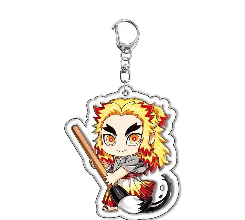 Nine Pillars Slayers - Liquid Quicksand Shaker Keychain