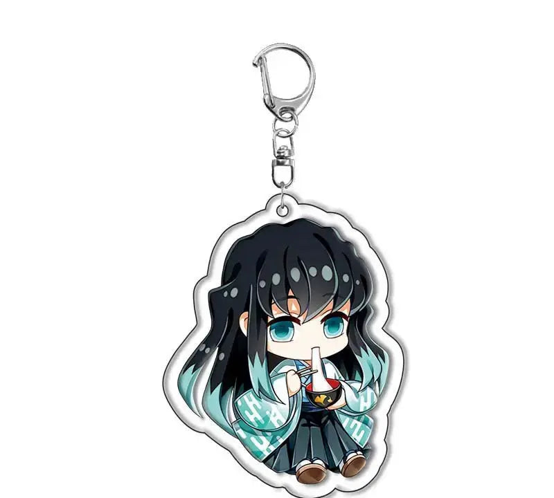 Nine Pillars Slayers - Liquid Quicksand Shaker Keychain
