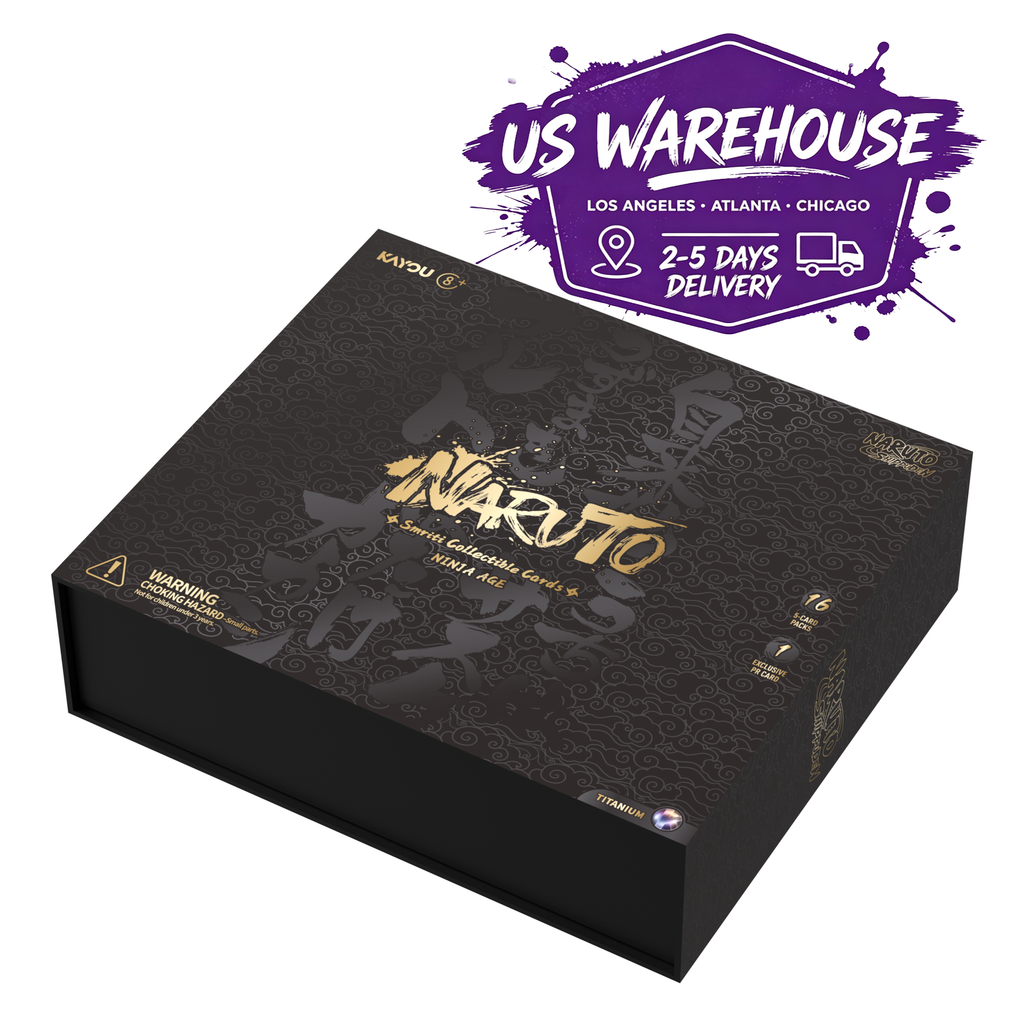 KAYOU Naruto Ninja Age Trading Cards Booster Box – 16 Packs + Exclusive PR Card